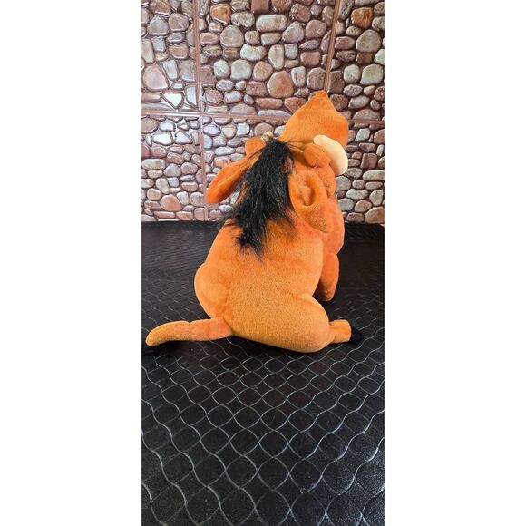 Disney Lion King Talking Pumba Warthog Grub Bug Large 14" Plush Stuffed - Picture 4 of 9